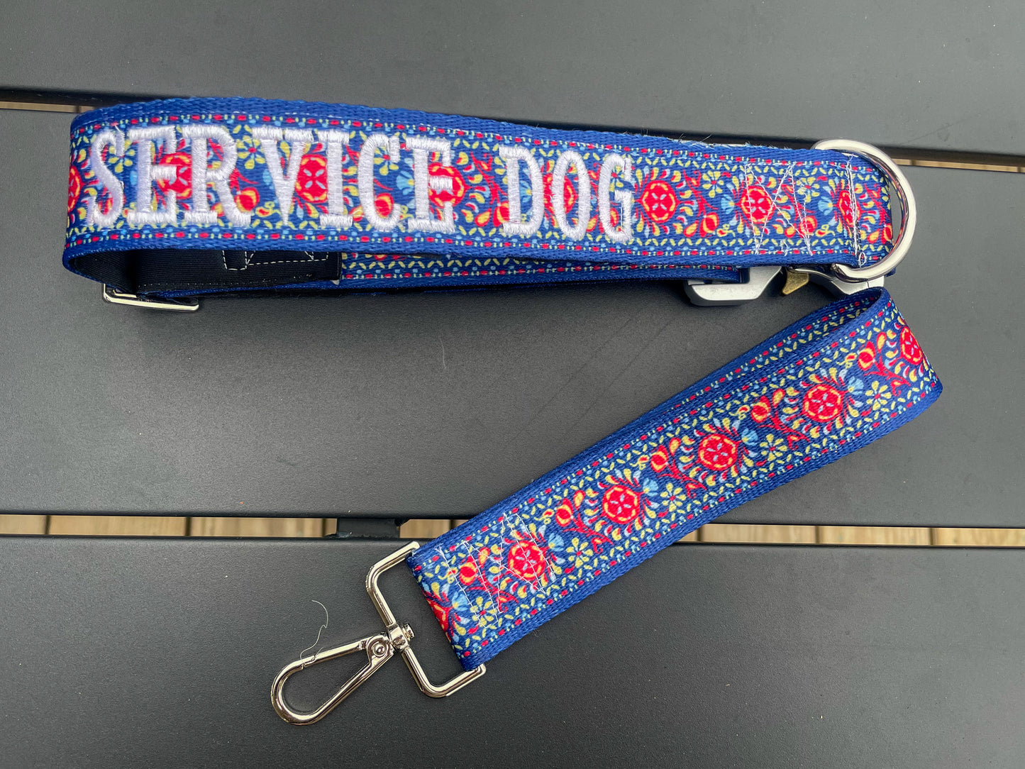 Floral Service Dog Collar